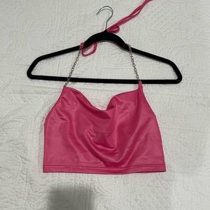 Shein tie halter top - size M - WORN ONCE